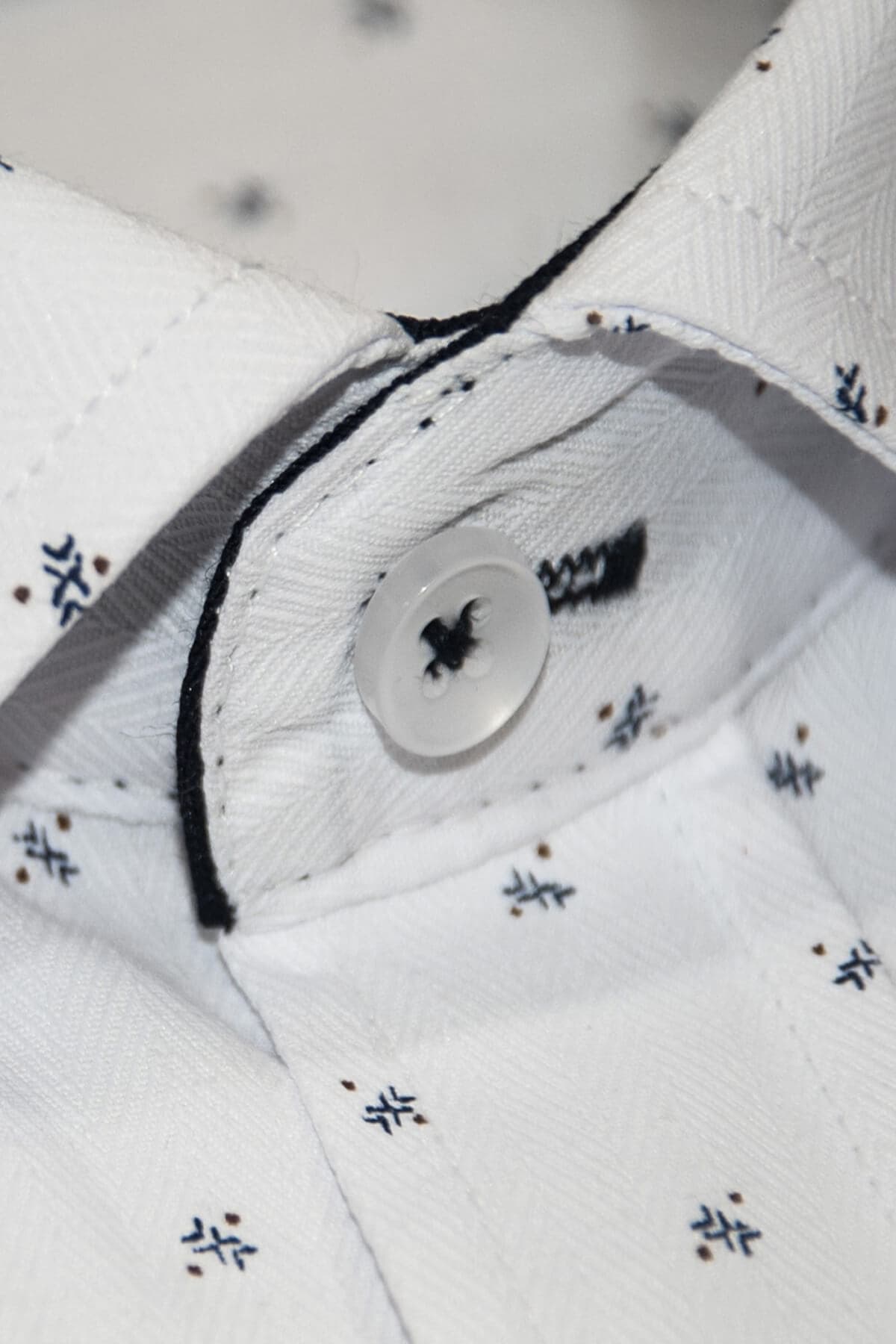 Leonardo Uomo Πουκάμισο Με Μικροσχέδιο