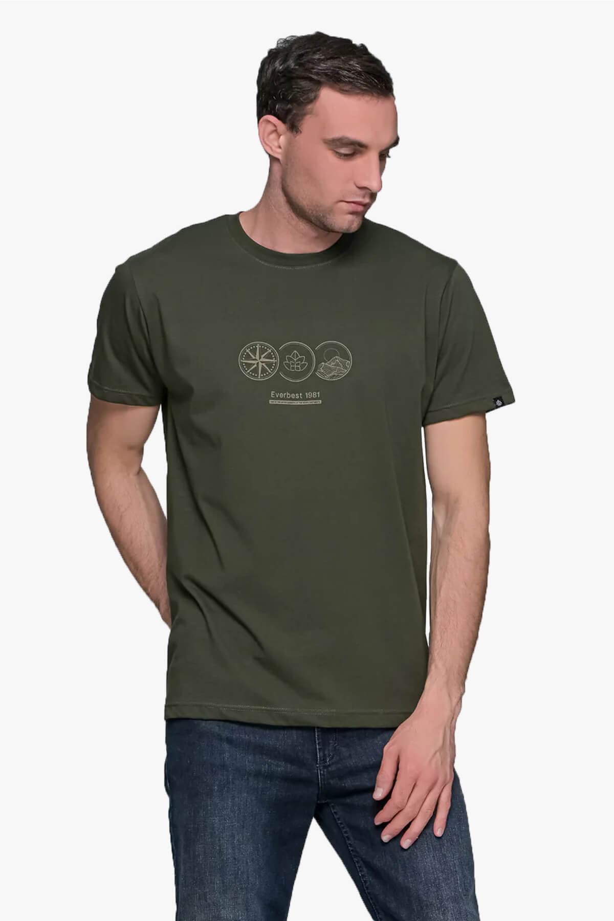 Everbest T-Shirt Με Σχέδιο Capillary Circle