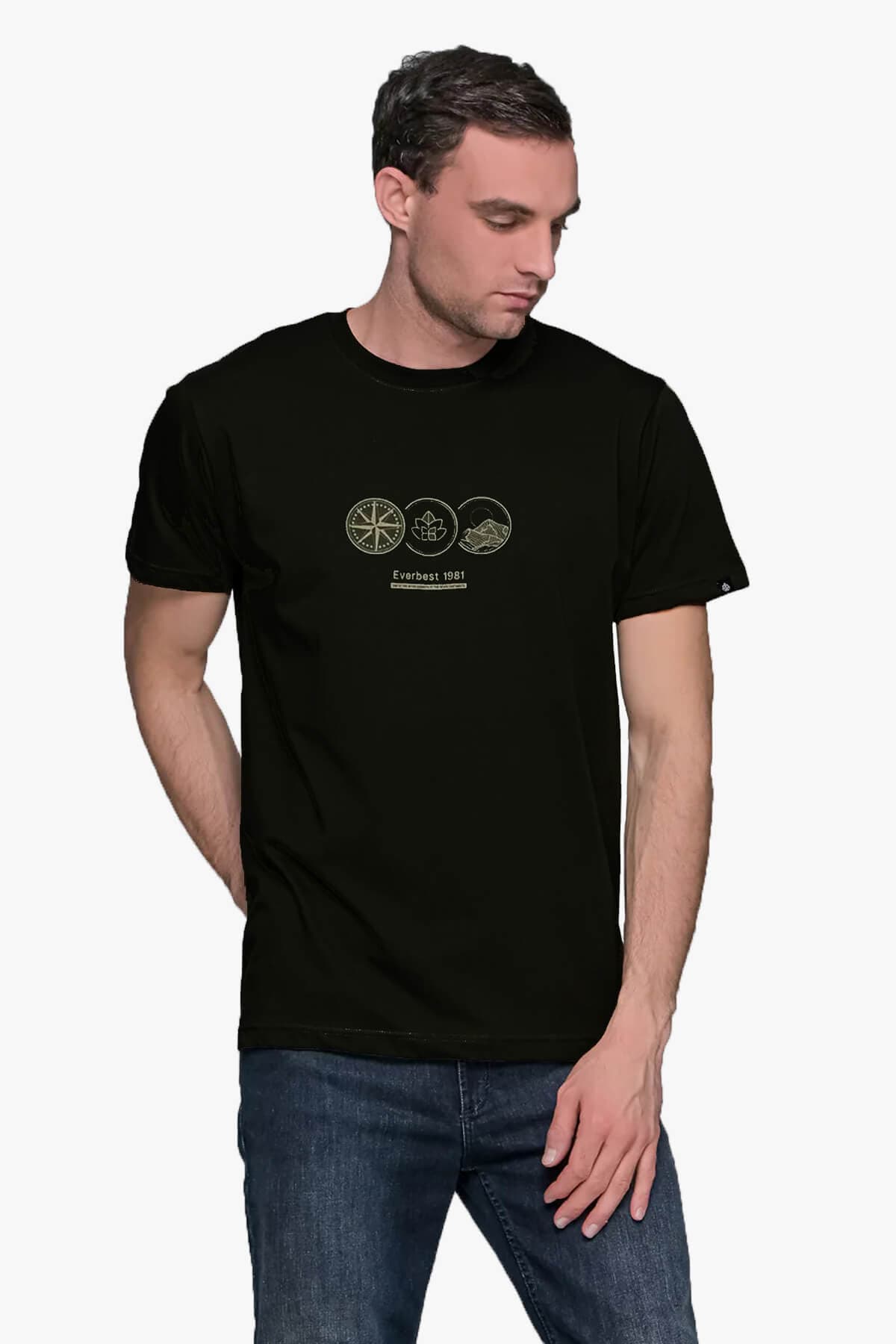 Everbest T-Shirt Με Σχέδιο Capillary Circle