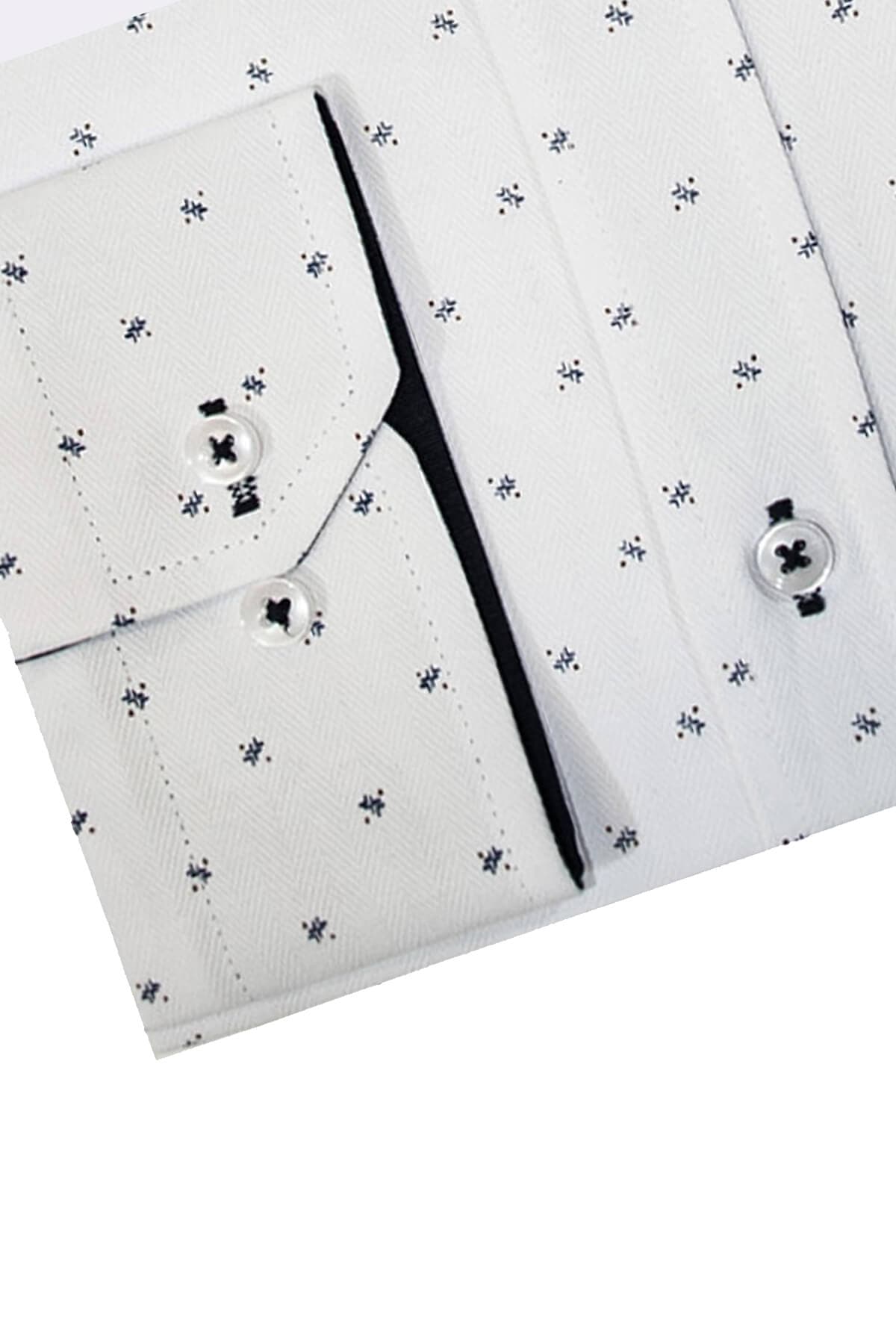 Leonardo Uomo Πουκάμισο Με Μικροσχέδιο