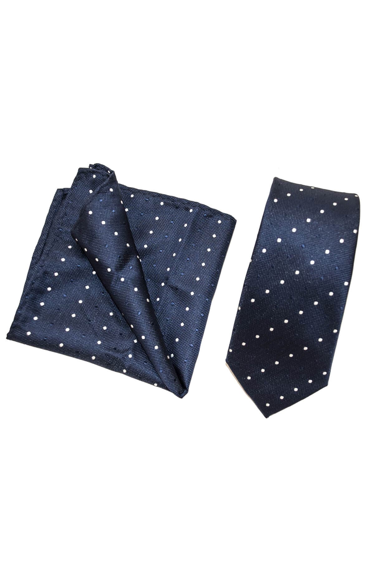 Leonardo Uomo Γραβάτα Με Μαντήλι Πουά