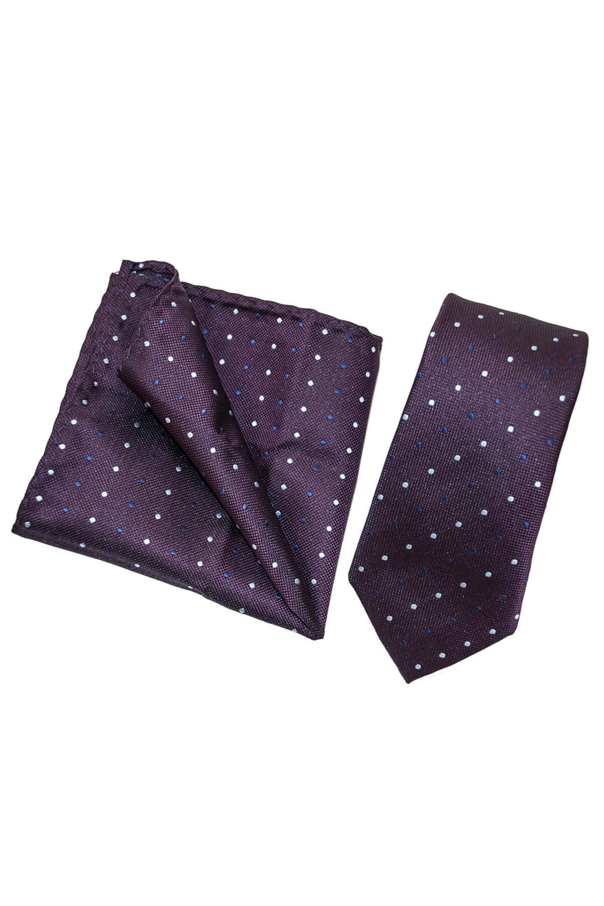 Leonardo Uomo Γραβάτα Με Μαντήλι Πουά