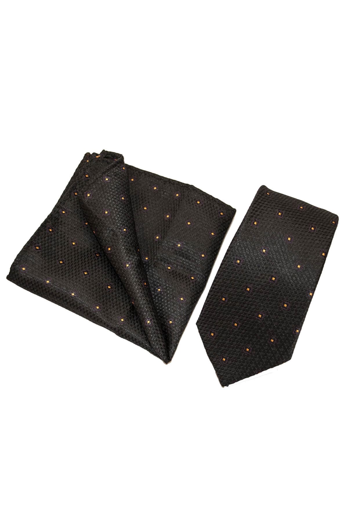 Leonardo Uomo Γραβάτα Με Μαντήλι Πουά