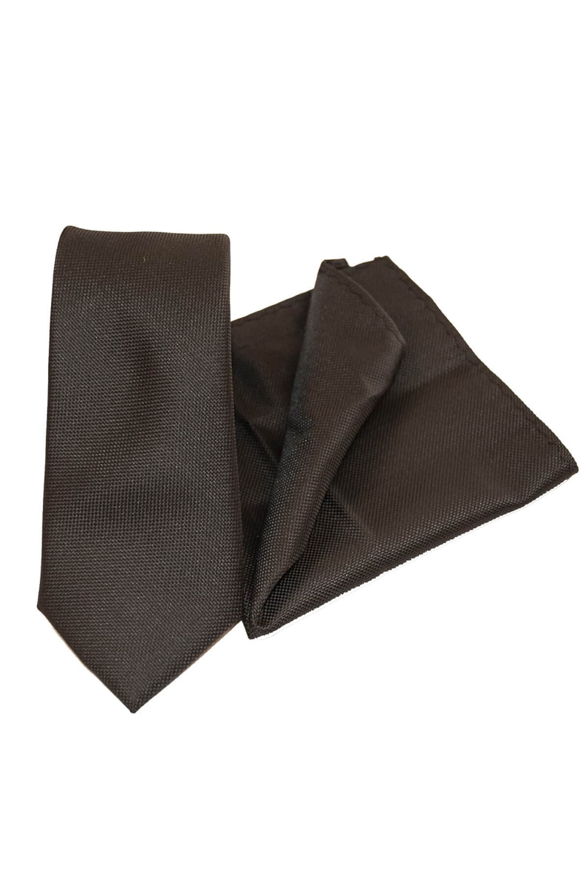 Leonardo Uomo Γραβάτα Με Μαντήλι Μικροσχέδιο