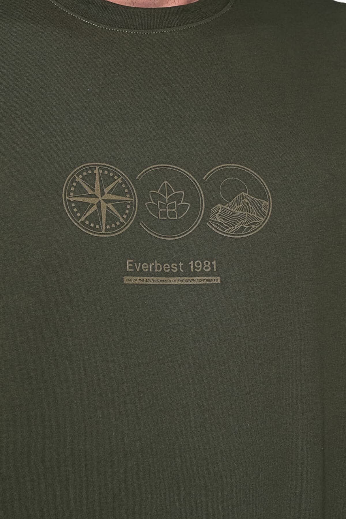 Everbest T-Shirt Με Σχέδιο Capillary Circle
