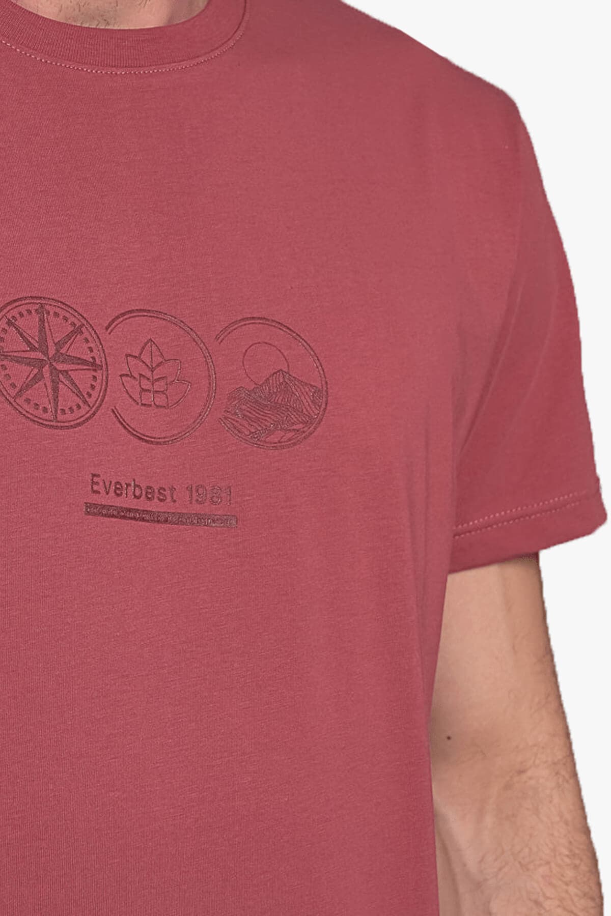 Everbest T-Shirt Με Σχέδιο Capillary Circle