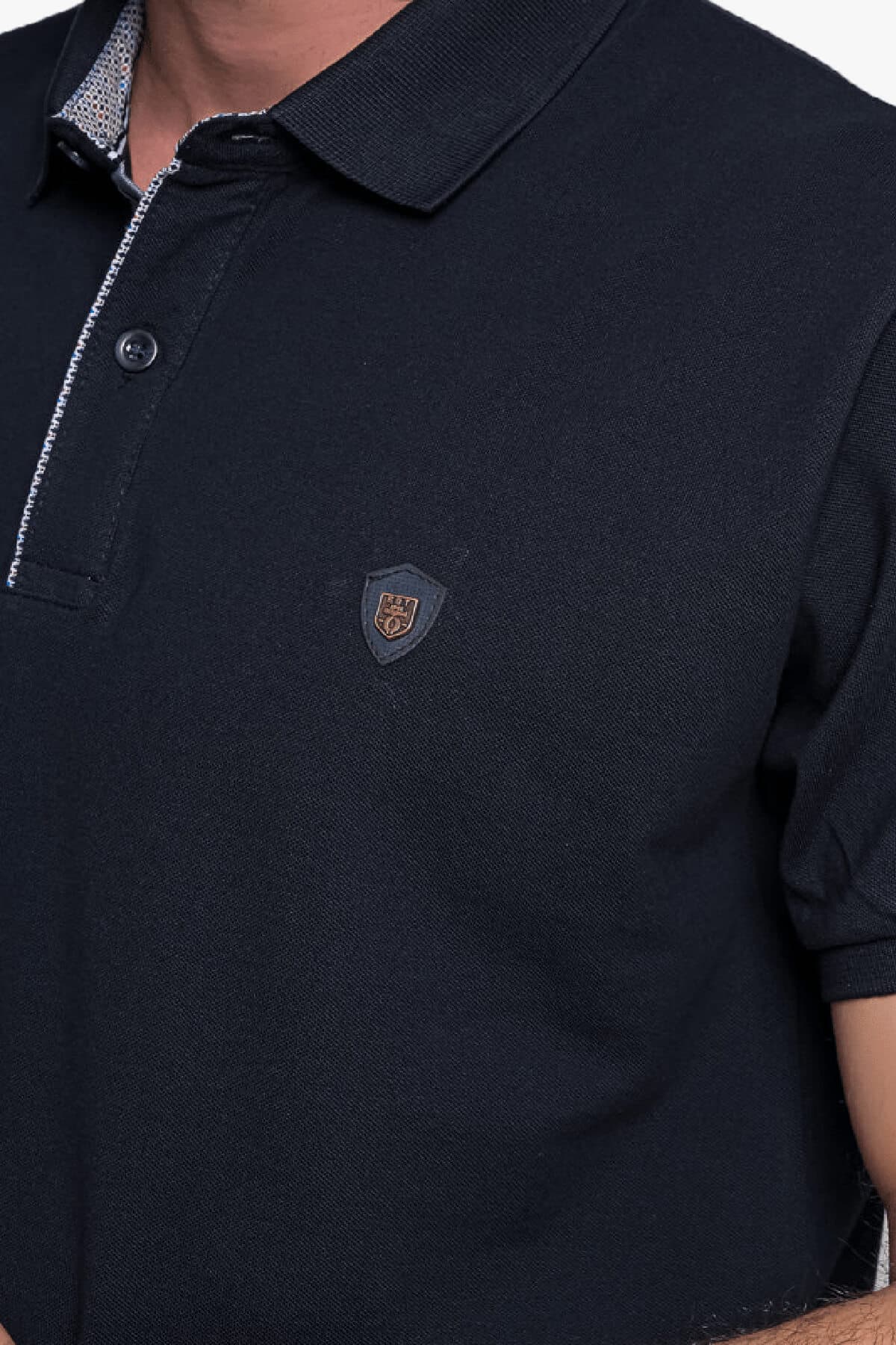 Everbest Πικέ Μπλούζα Πόλο Με Πουά Γιακά - Σκούρο‌‌ μπλε