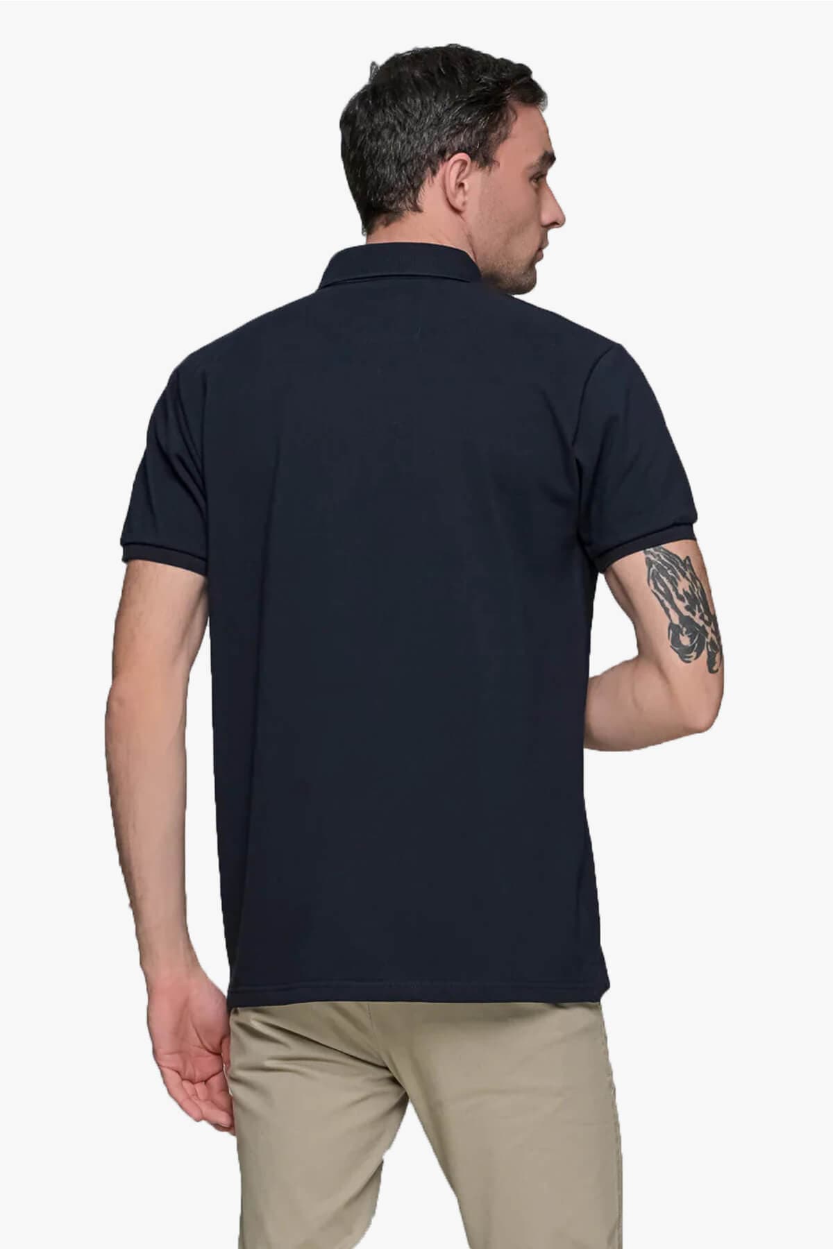 Everbest Πικέ Μπλούζα Πόλο Με Πουά Γιακά - Σκούρο‌‌ μπλε