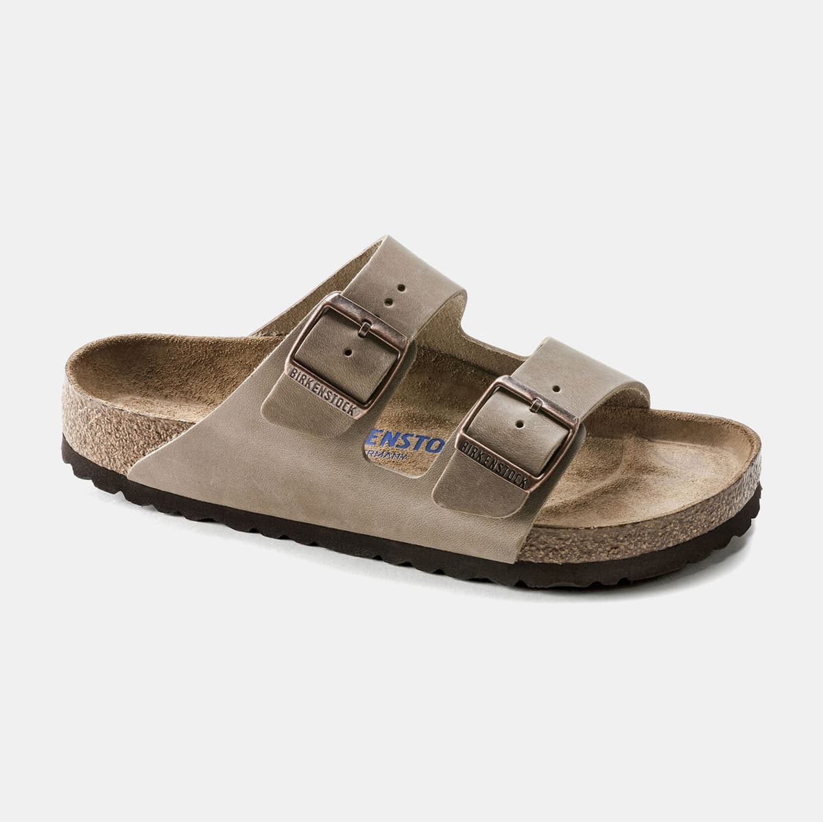 Birkenstock Arizona Oiled Leather Soft Footbed Sandals - Narrow Fit Καφε