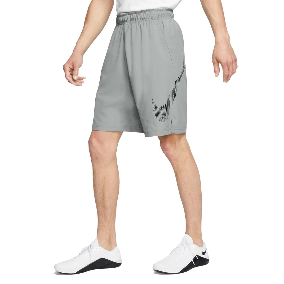Nike Flex Graphic Training Shorts Γκρι