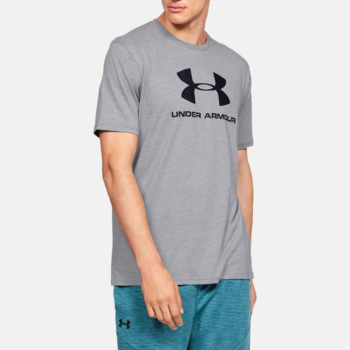 Ua Sportstyle Logo Tee Ασπρο