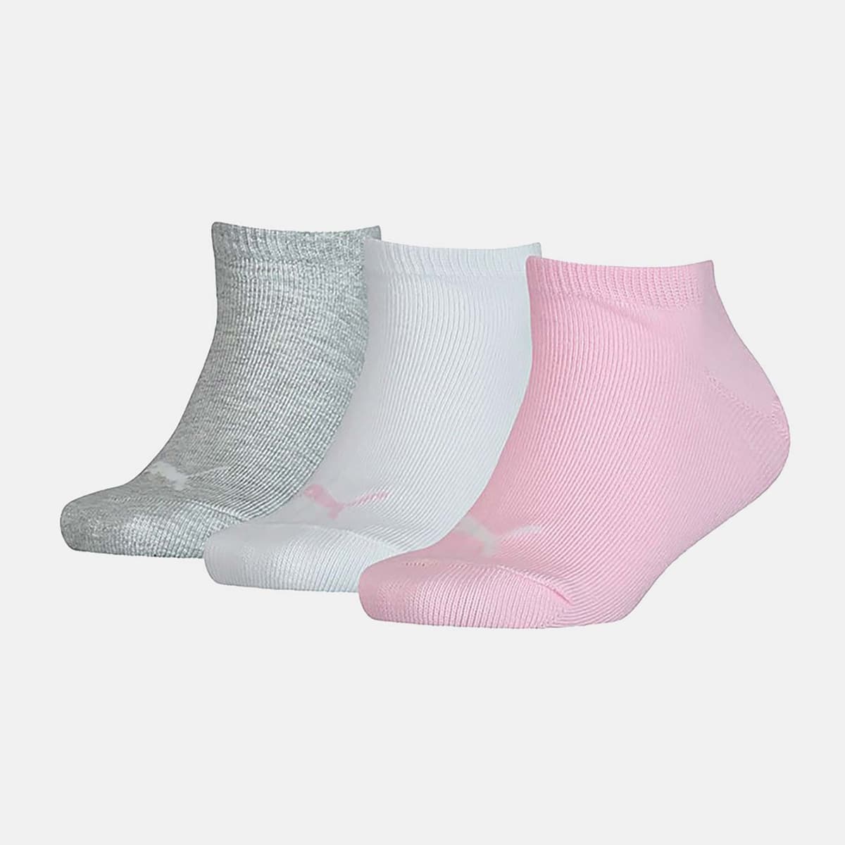 Puma Kids Invisible 3P Socks Πολυχρωμο