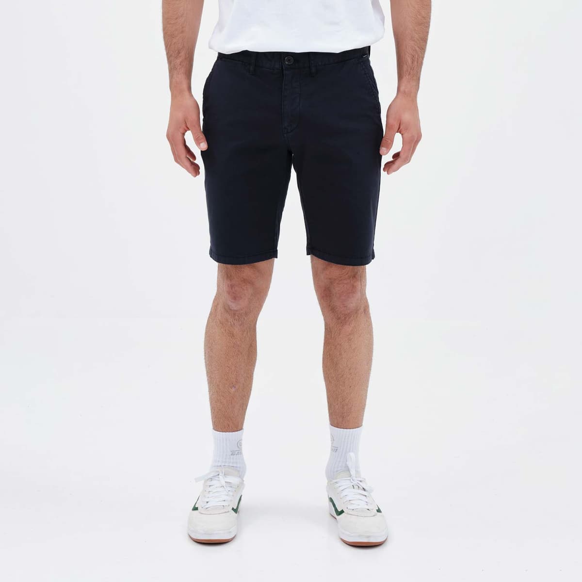 Men'S Stretch Chino Shorts Μπλε