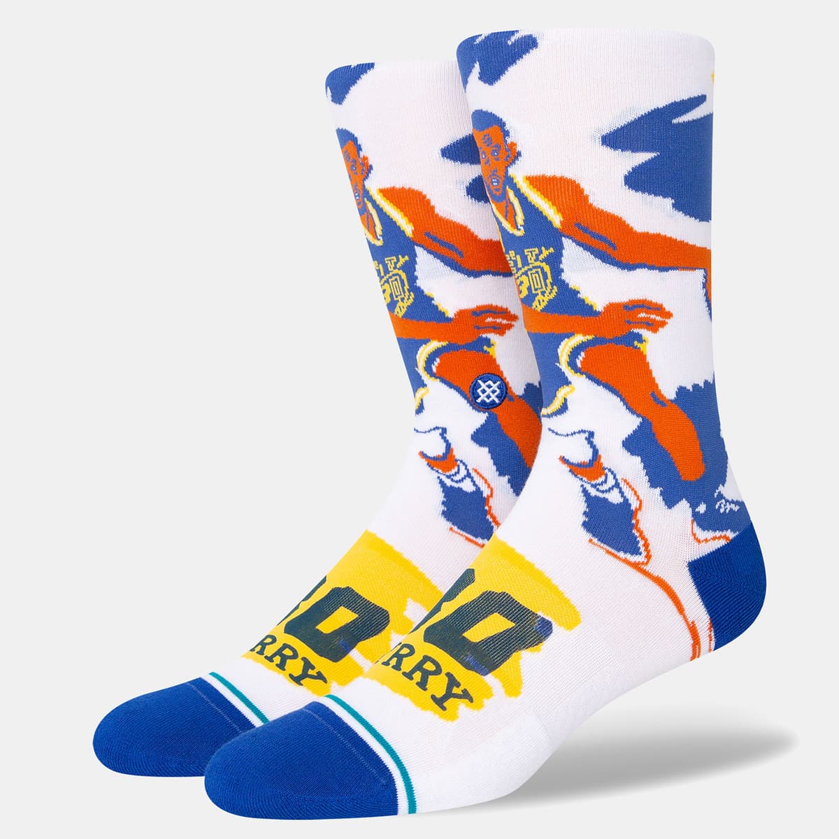 Stance Paint Curry Crew Socks Ασπρο