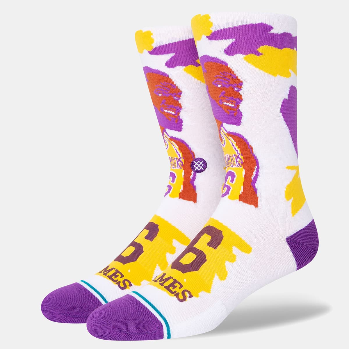 Stance Paint Lebron Crew Socks Ασπρο