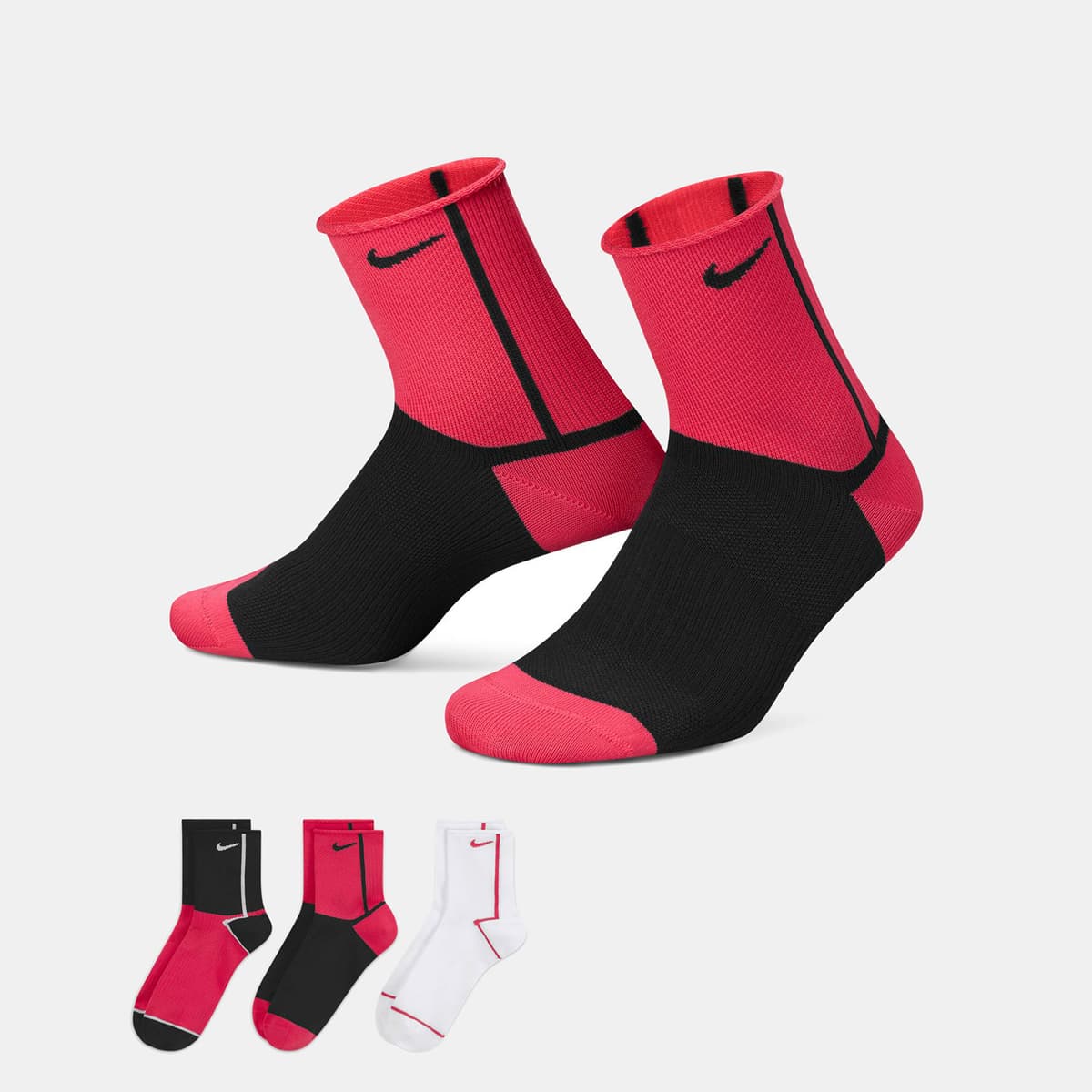 Nike Everyday Plus Lightweight Socks Πολυχρωμο
