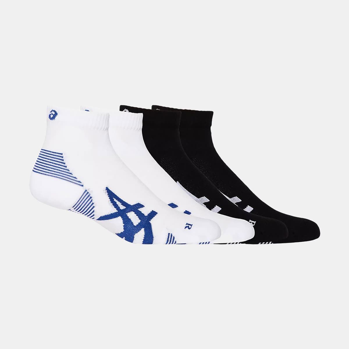 Asics Cushion Run Quarter Socks 2 Pairs Πολυχρωμο