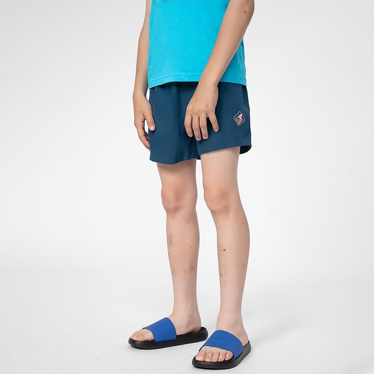 4F Boys' Boardshorts Beach Shorts Πρασινο