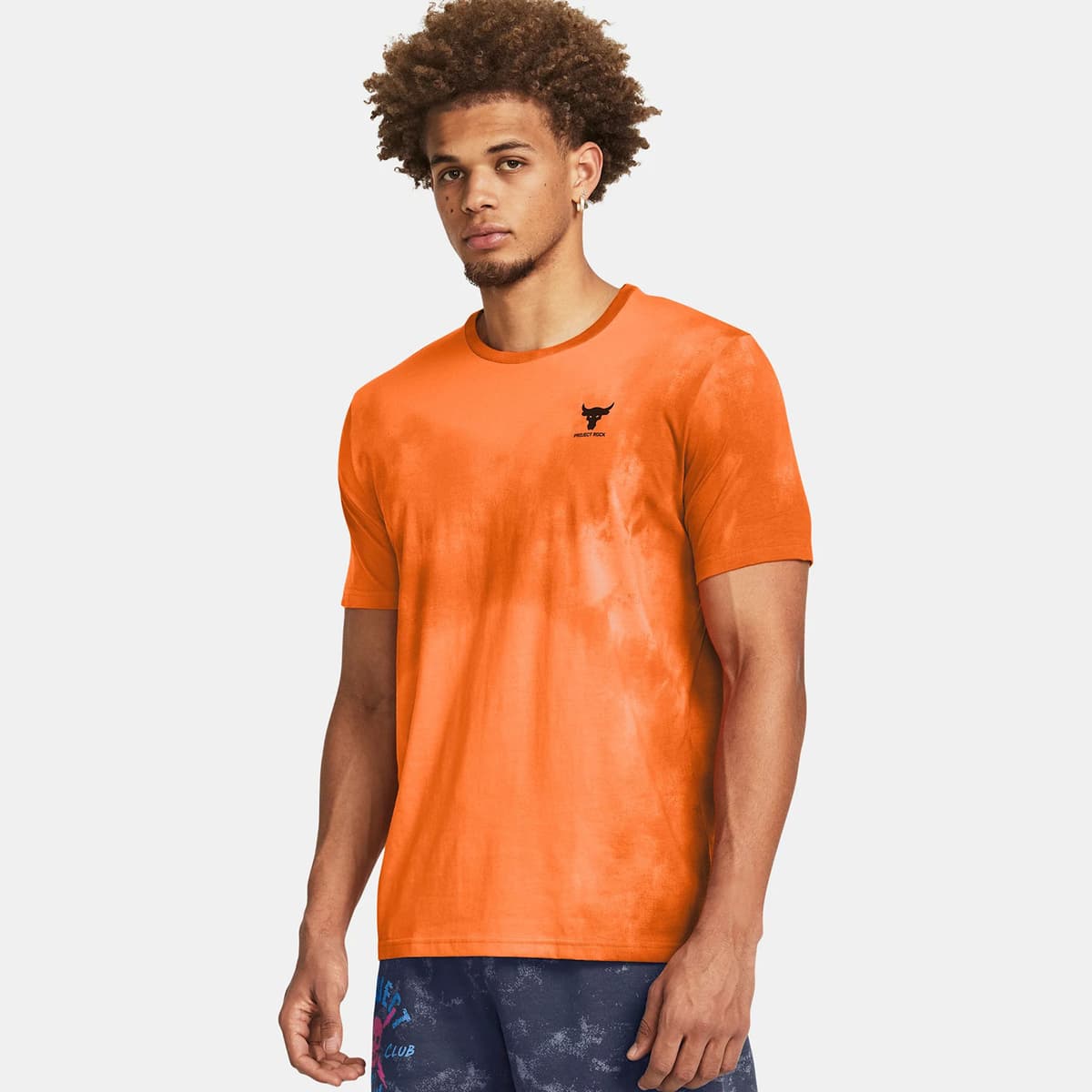 Under Armour Project Rock Payoff Printed Graphic T-Shirt Γκρι