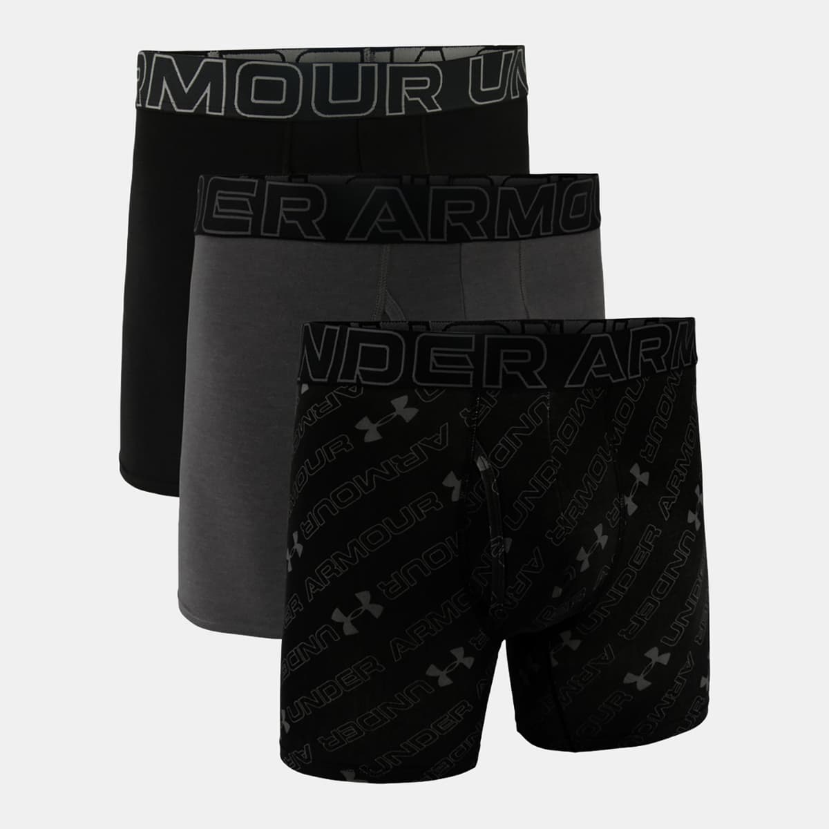 Men's Sports Boxer Briefs Under Armour Black