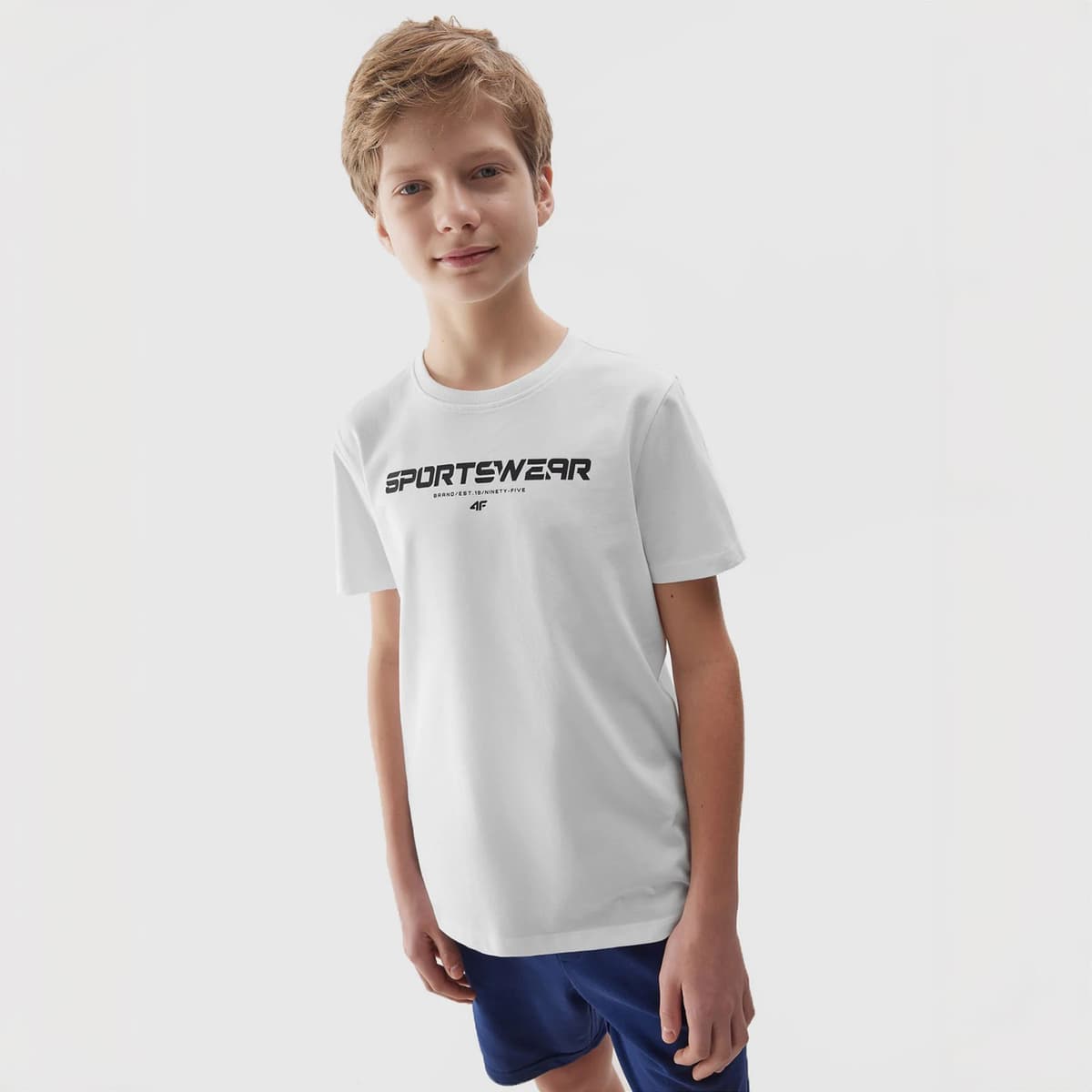4F Boys' Printed T-Shirt Πρασινο