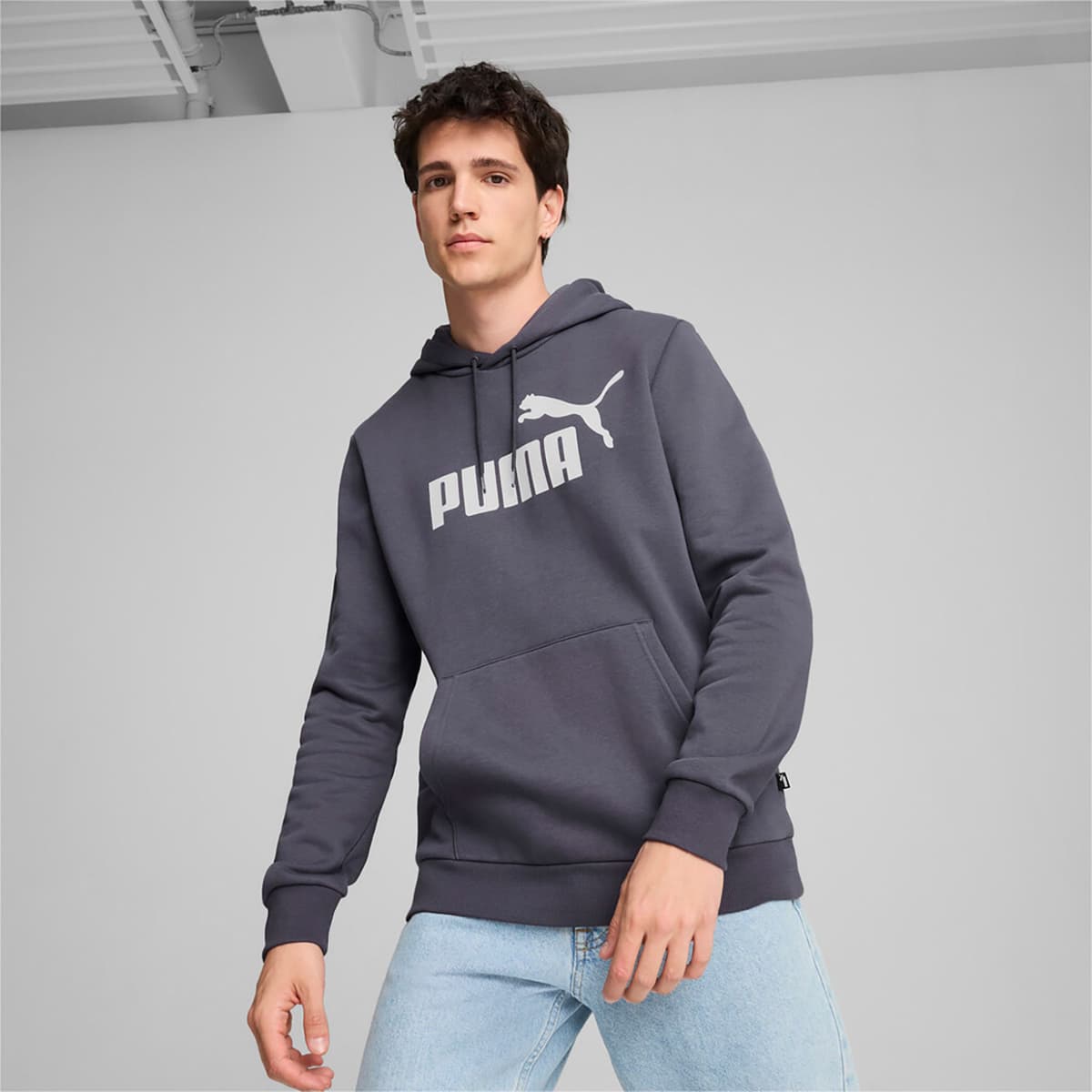 Men's Sports Hoodies & Sweatshirts Puma Gray