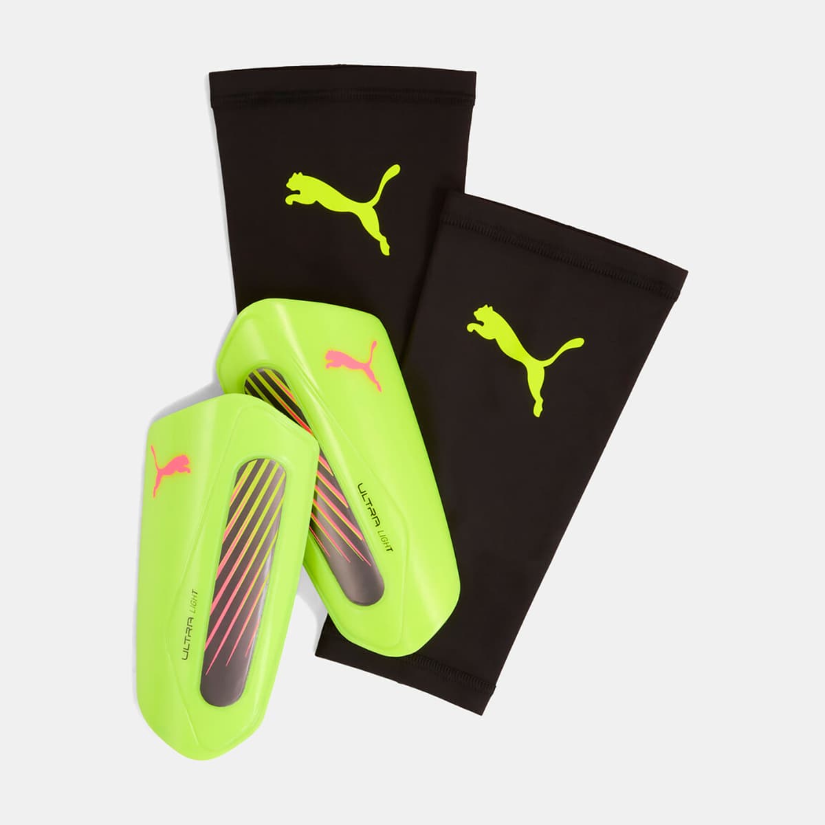Puma Ultra Light Sleeve Shin Guards Μαυρο
