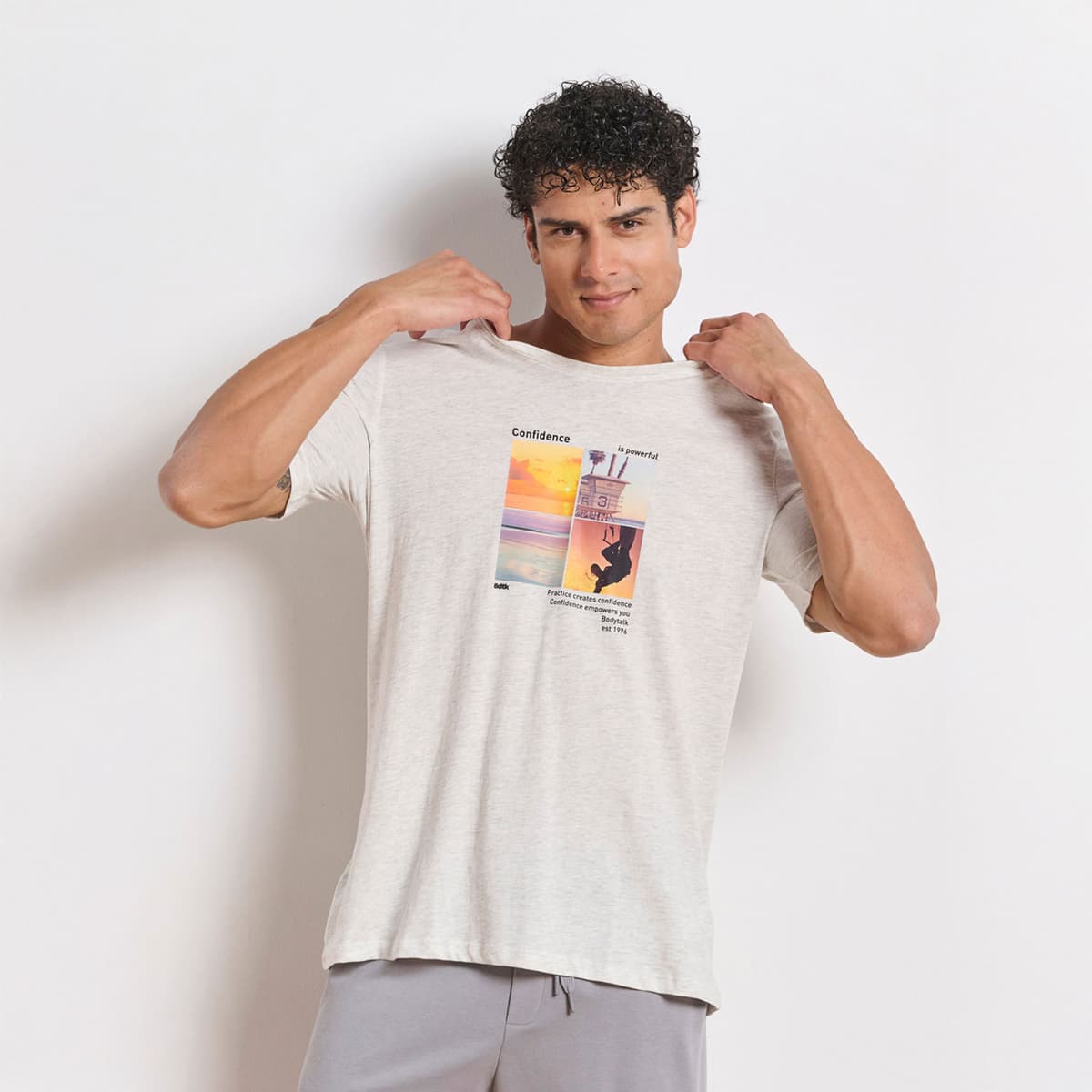 Bdtk T-Shirt Γκρι