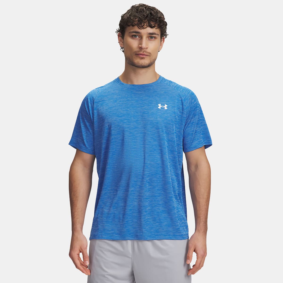 Under Armour Tech Textured Men'S Short Sleeve T-Shirt Μπλε