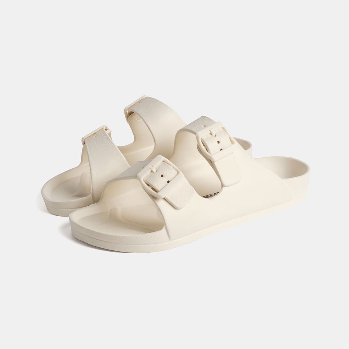 Emerson Women’S Two-Strap Slides Μαυρο