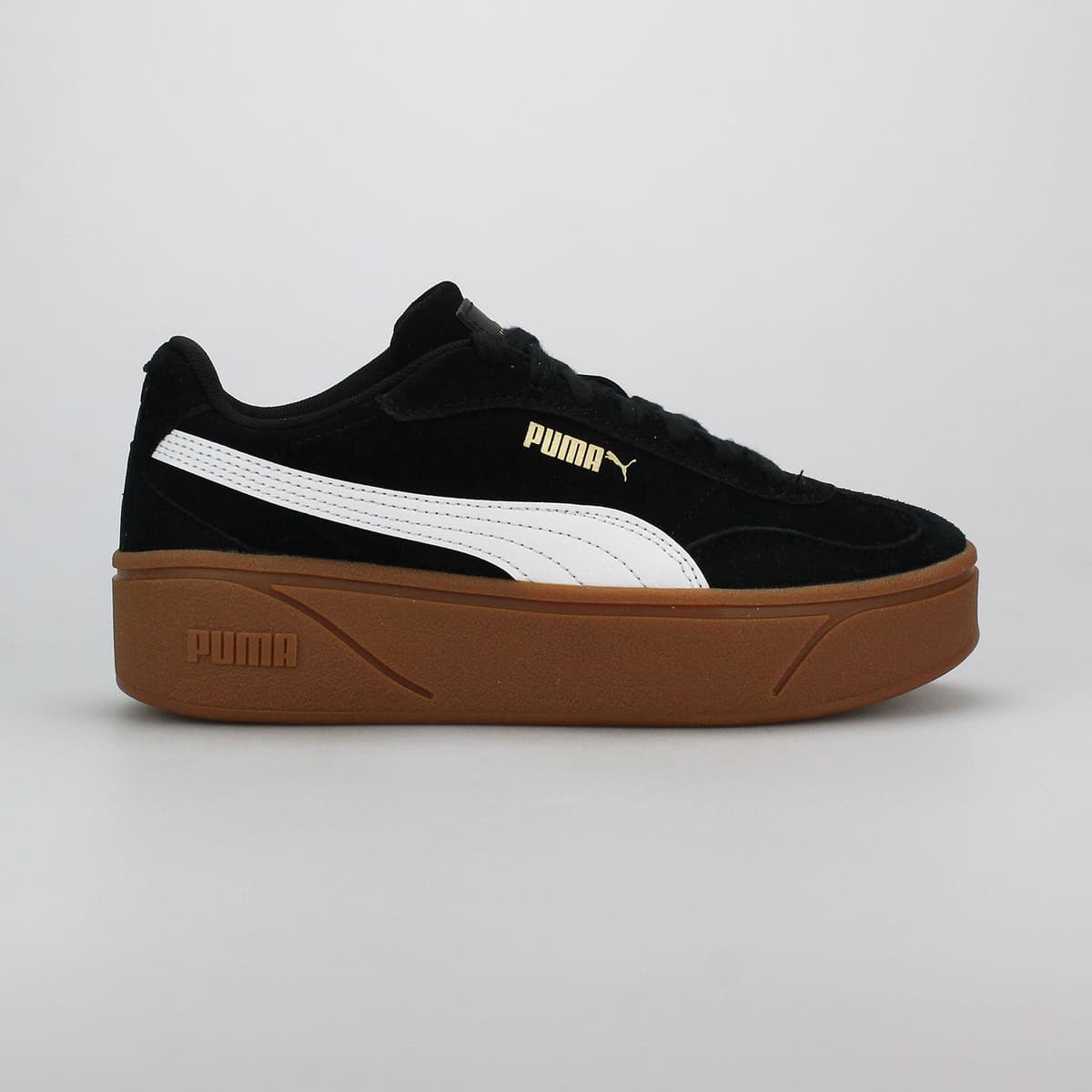 Puma Women'S Club Ii Era Platform Suede Μαυρο