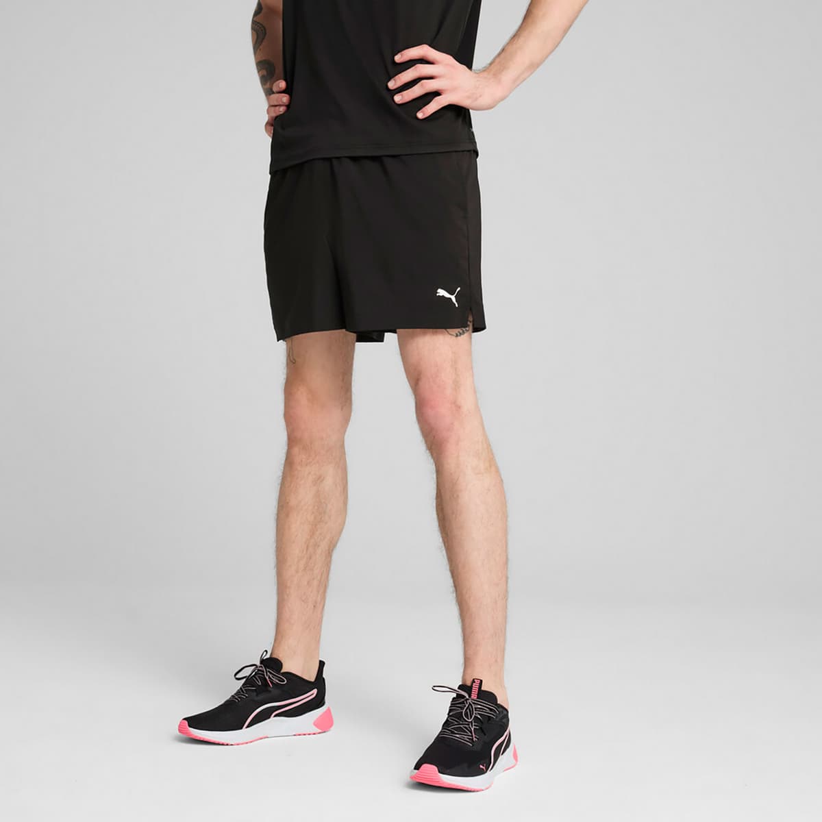 Puma Tad Essentials 5" Woven Shorts Μαυρο