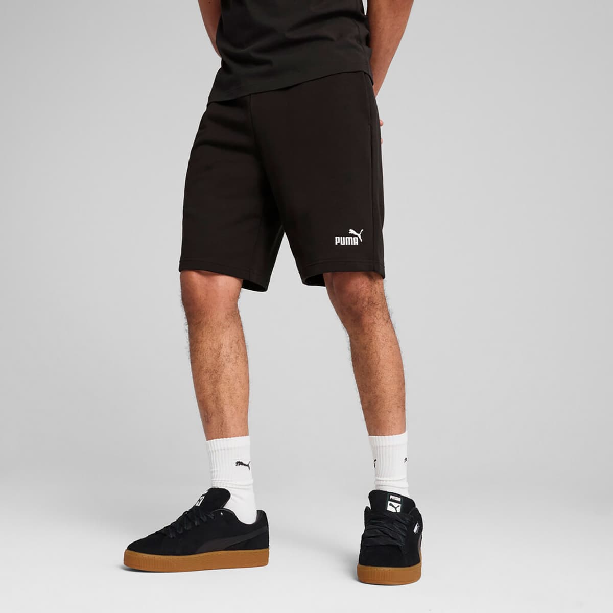 Puma Essentials No. 1 Logo 10" Shorts Μαυρο