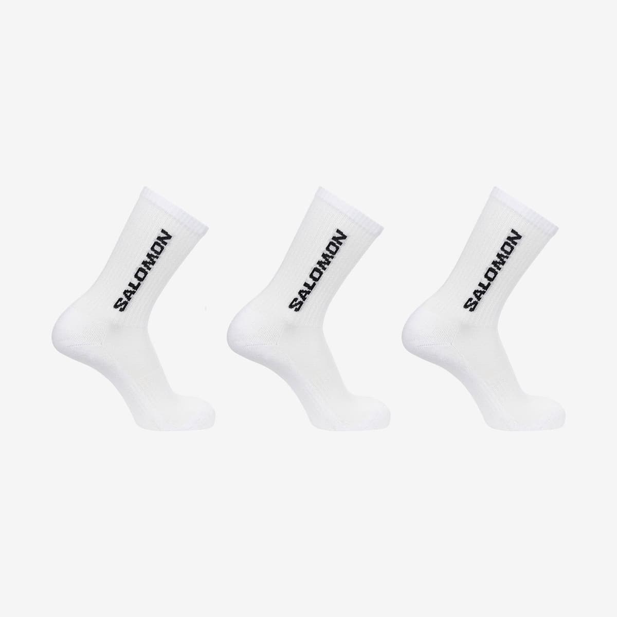 Salomon Sportstyle Everyday Crew Socks 3-Pack Ασπρο