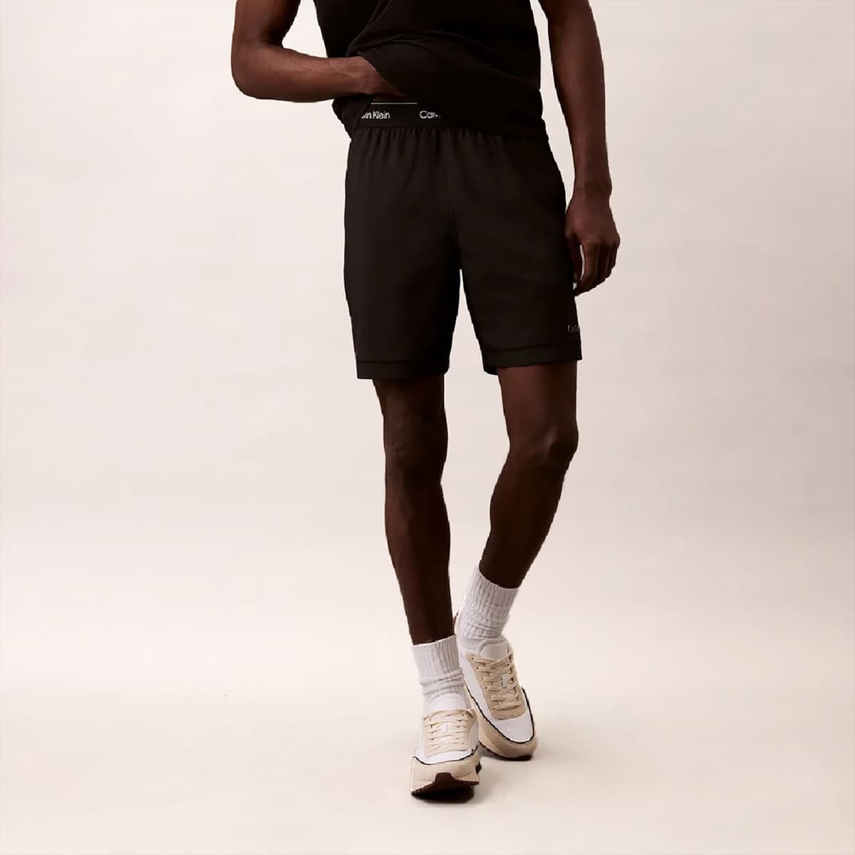 Calvin Klein Woven 7" Gym Shorts Μαυρο