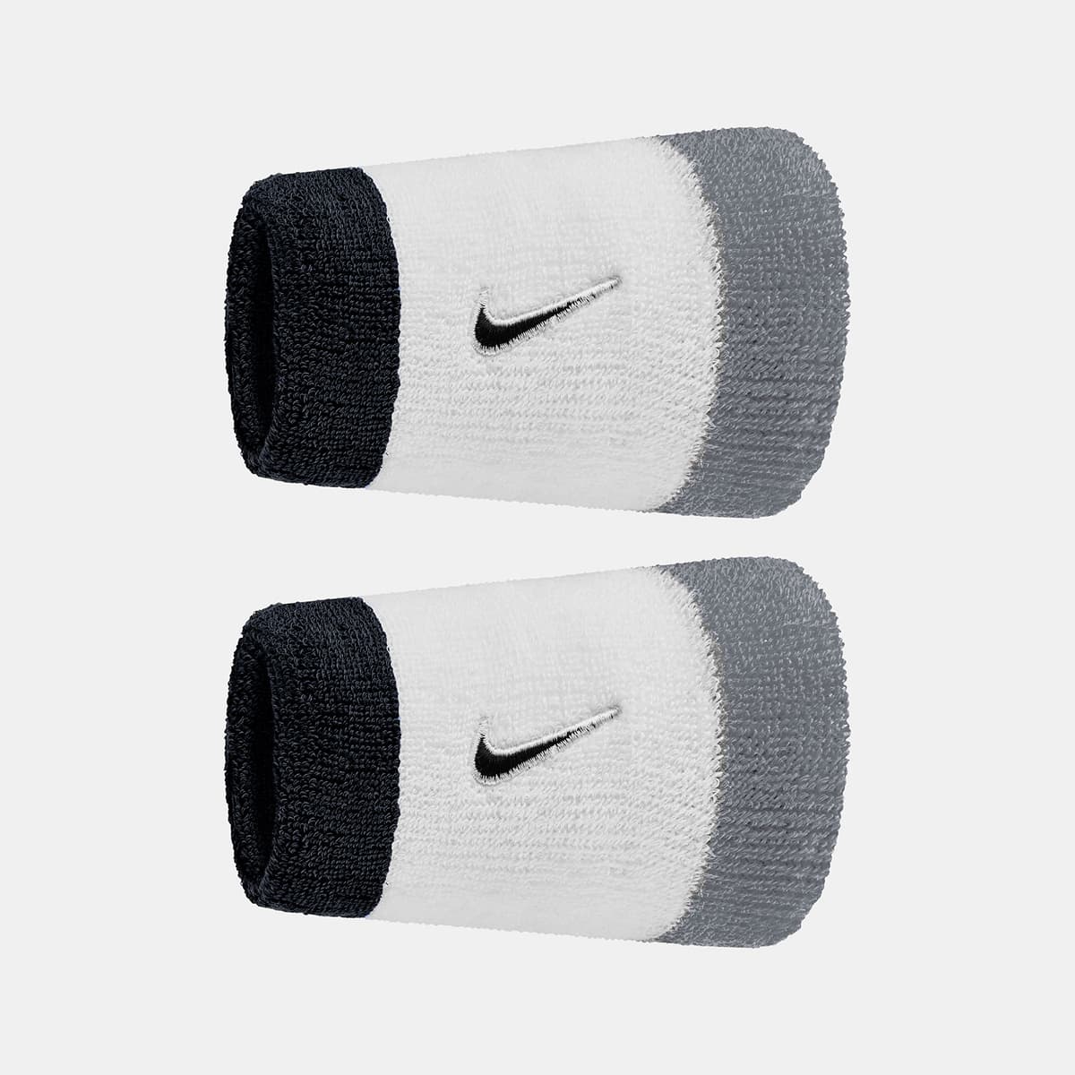 Nike Swoosh Classic Doublewide Wristbands 2Pack Μαυρο