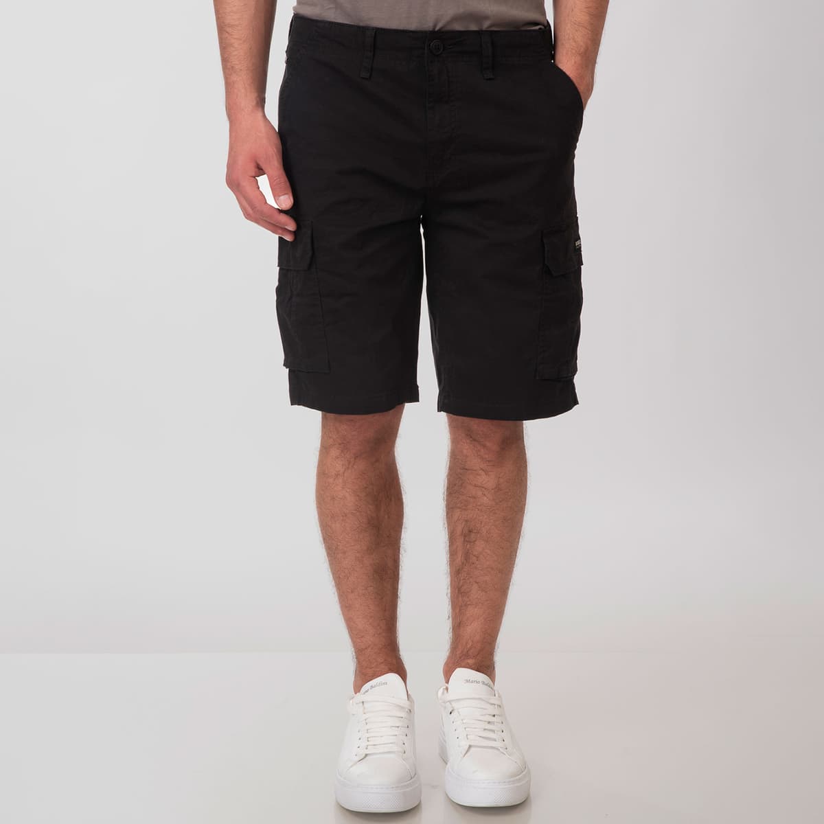 Rebase Cargo Shorts Μαυρο
