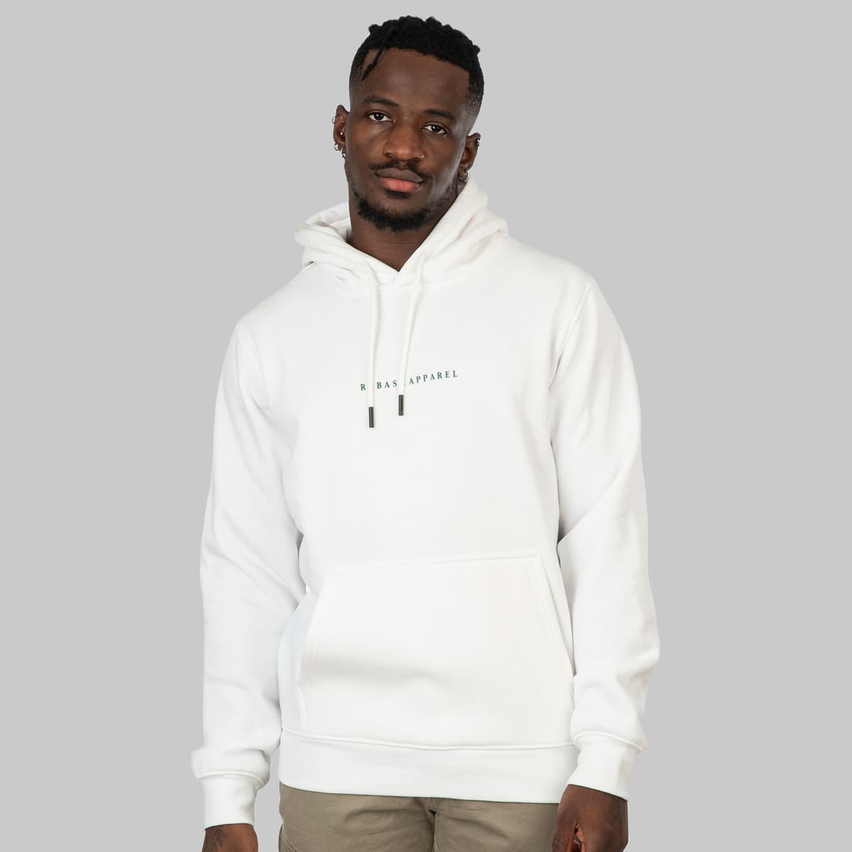 Rebase High Density Print Brushed Fleece Hoodie Κοκκινο