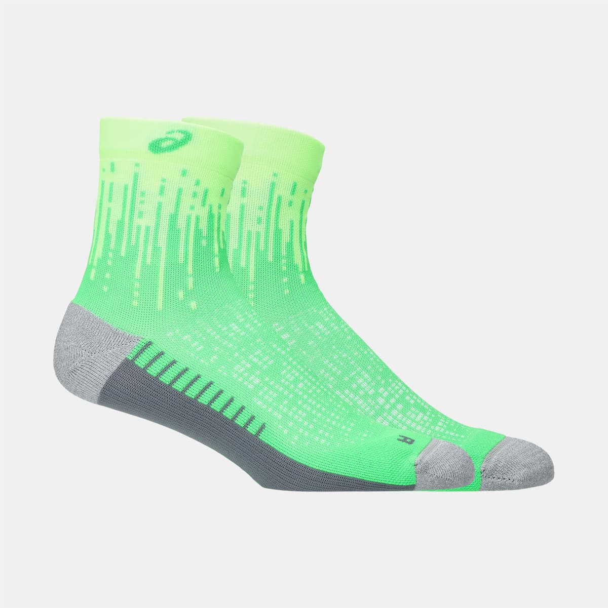 Asics Performance Run Quarter Sock Πρασινο