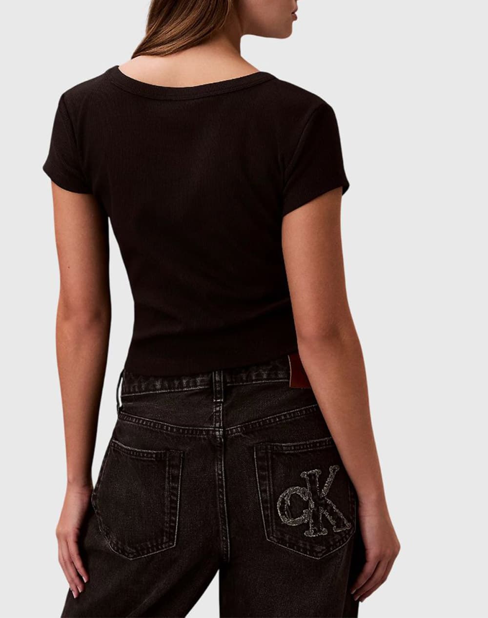 Γυναικείο T-shirt Μαύρο Calvin Klein LV047C200G-UB1