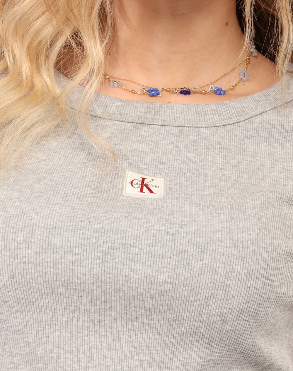 Women's T-Shirts Calvin Klein Gray