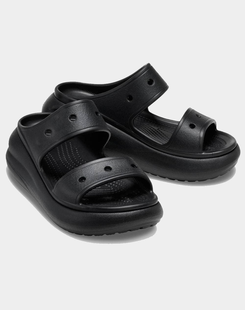 Γυναικείο Mule Crocs Classic Crush Sandal Ανατομικό Χρώματος Μαύρο 207670-001