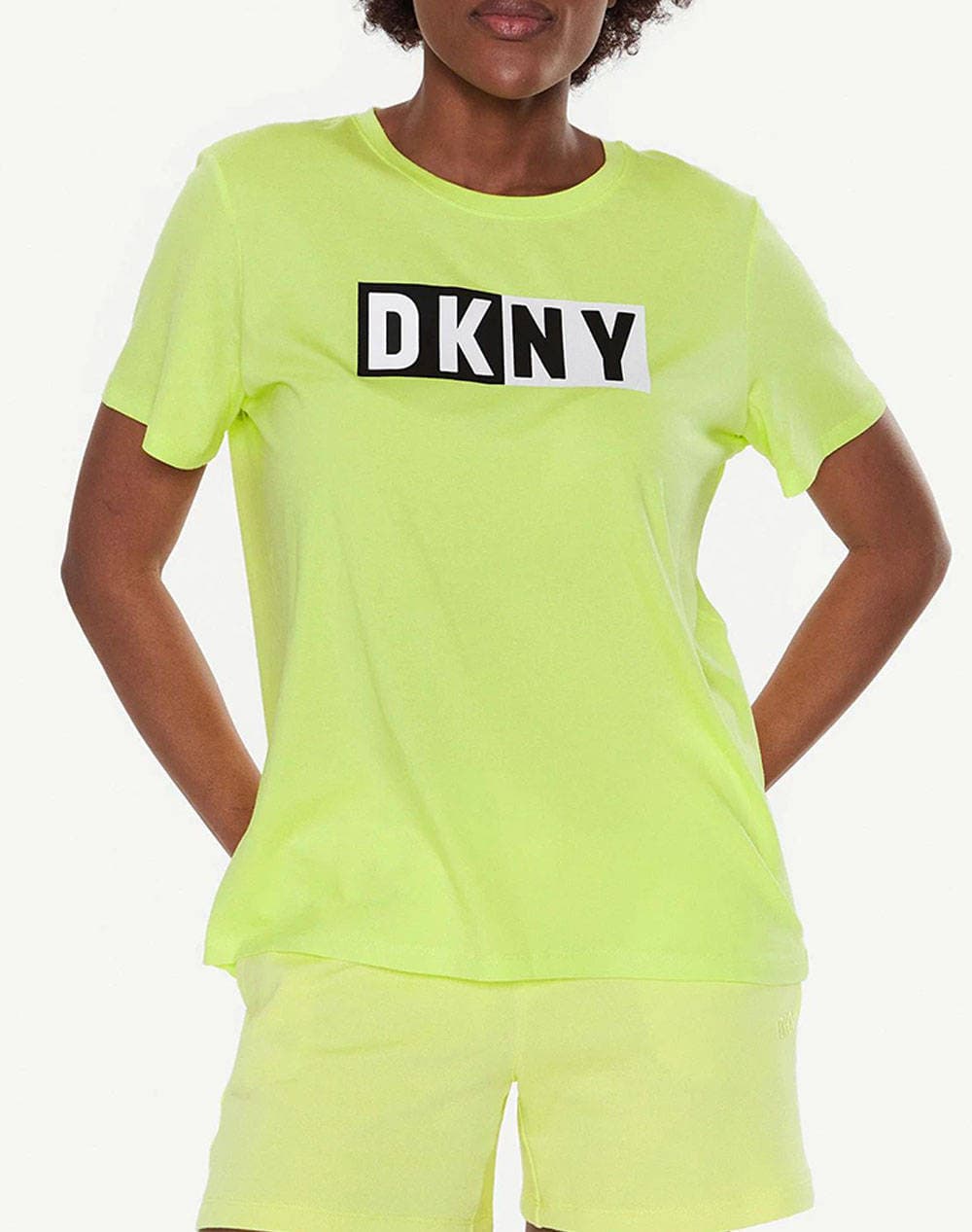 DKNY LOGO ΜΠΛΟΥΖΑΚΙ ΚΟΝΤΟΜΑΝΙΚΟ DKNY DP2T5894-0051 Lime