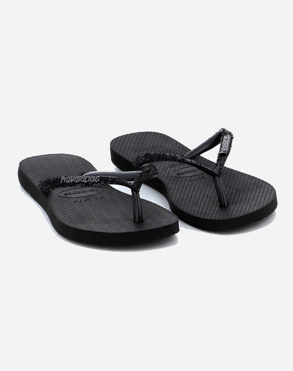 Γυναικεία Σαγιονάρα Havaianas Hav. Slim Glitter Ii Χρώματος Μαύρο 4146975-4057