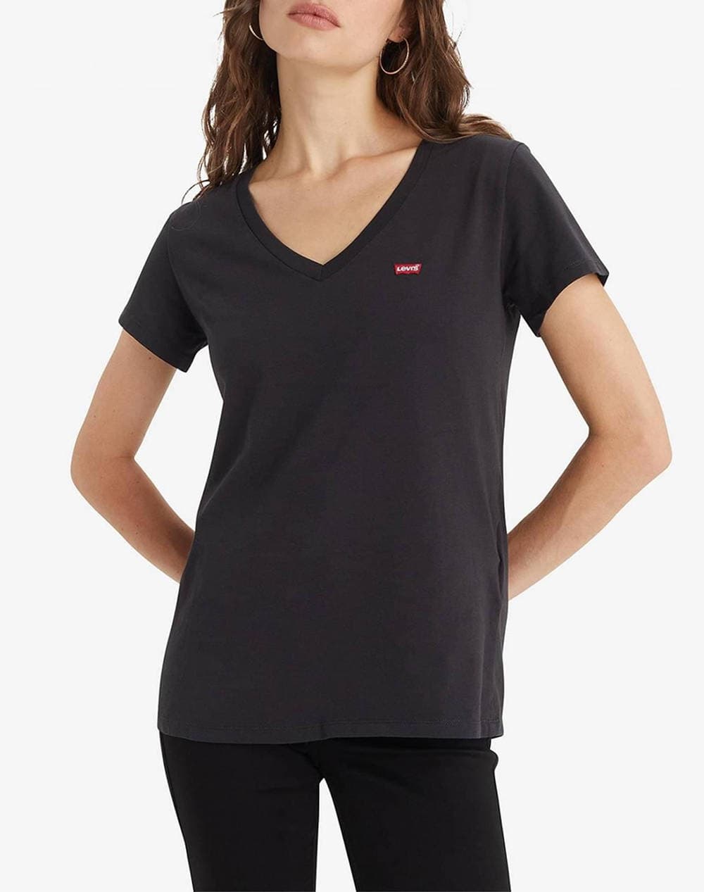 LEVIS PERFECT VNECK 85341-0003-0003 Black