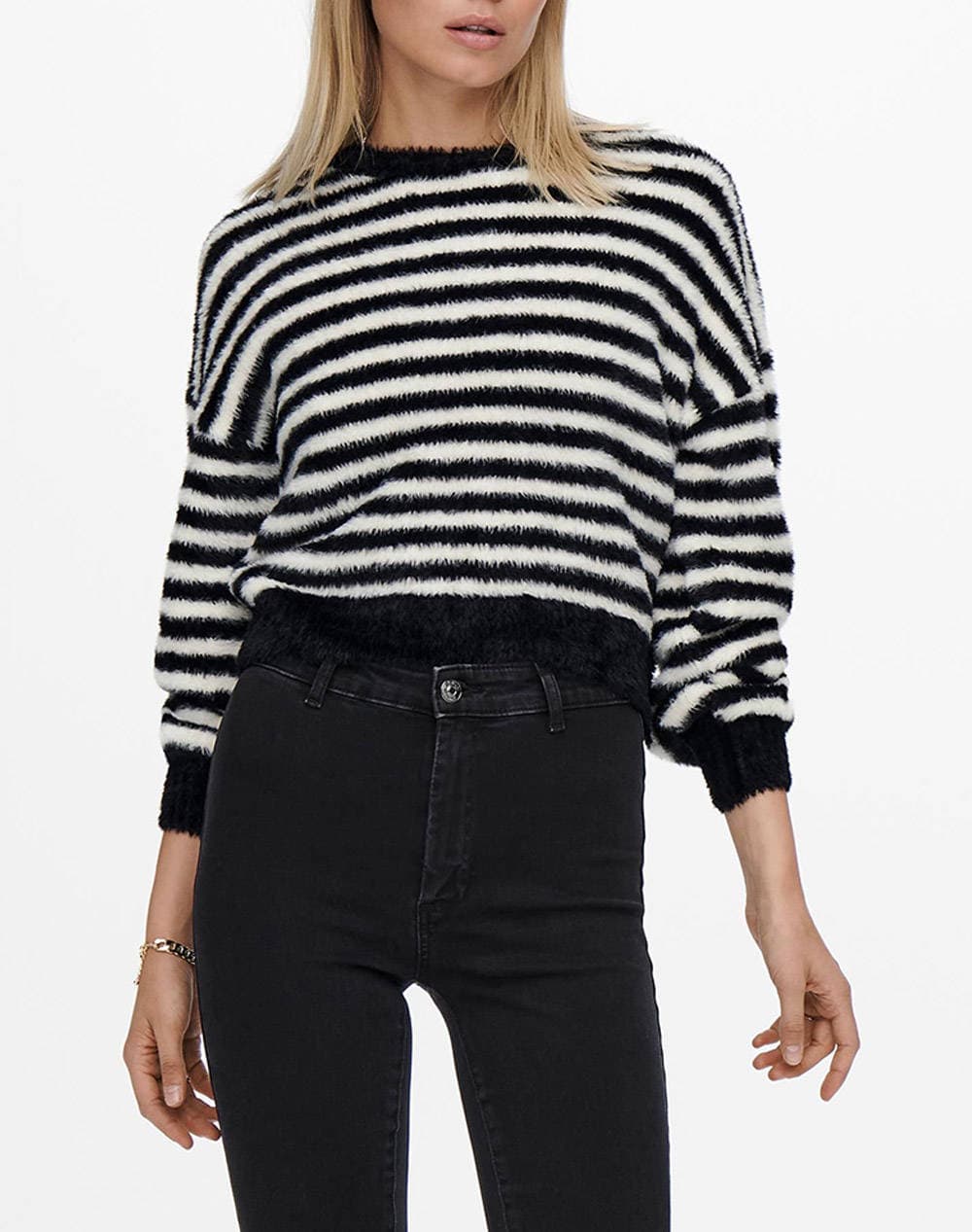 ONLY ONLPIUMO PULLOVER KNT NOOS 15235973-BLACK Black