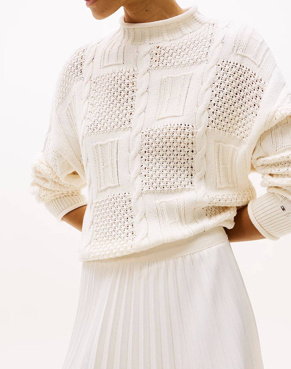 Women's Midi Skirts Tommy Hilfiger Ecru