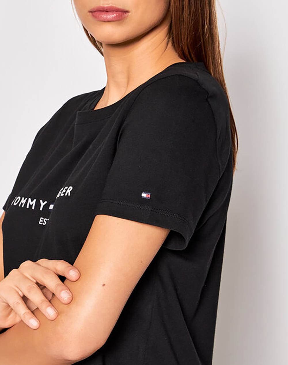 Γυναικείο Heritage T-shirt Μαύρο Tommy Hilfiger WW0WW31999-BDS