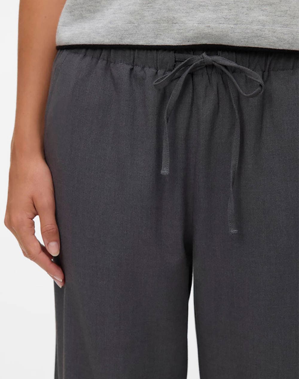 Women's Wide Leg Pants Vero Moda Gray
