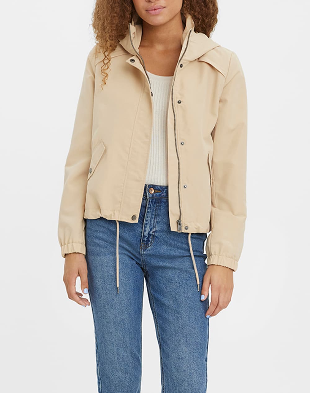 VERO MODA VMZOA SHORT PARKA NOOS 10278214-Irish Cream Cream